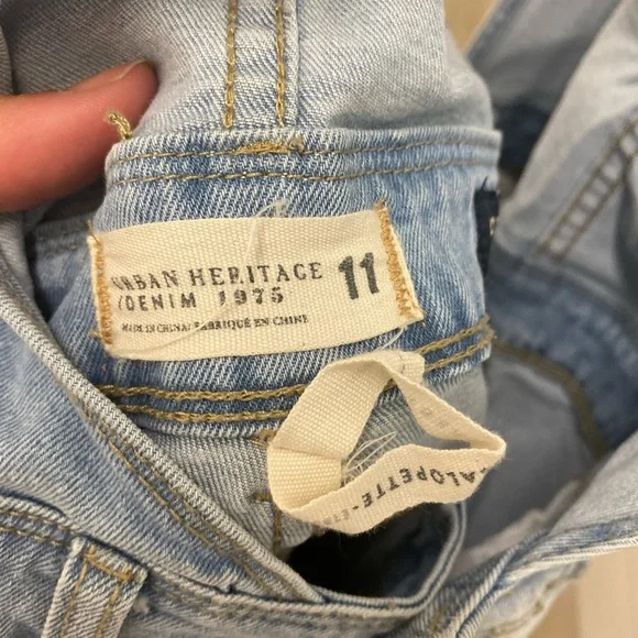 Distressed  overalls - Picture 6 of 7